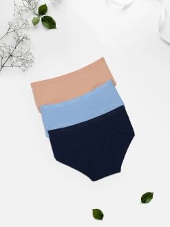 Amante Multicolor Pack Of 3 Solid Hipster -Shyaway c409 solid