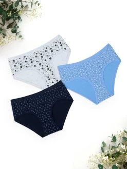 Amante Multicolor Pack Of 3 Printed Full Breif -Shyaway c417 print 2