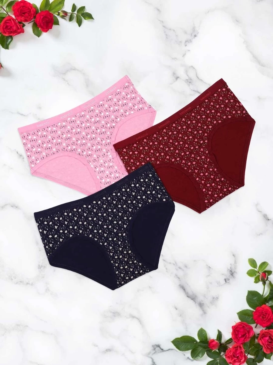 Amante Multicolor Pack Of 3 Printed Hipster 10 Amante Multicolor Pack Of 3 Printed Hipster - Image 8