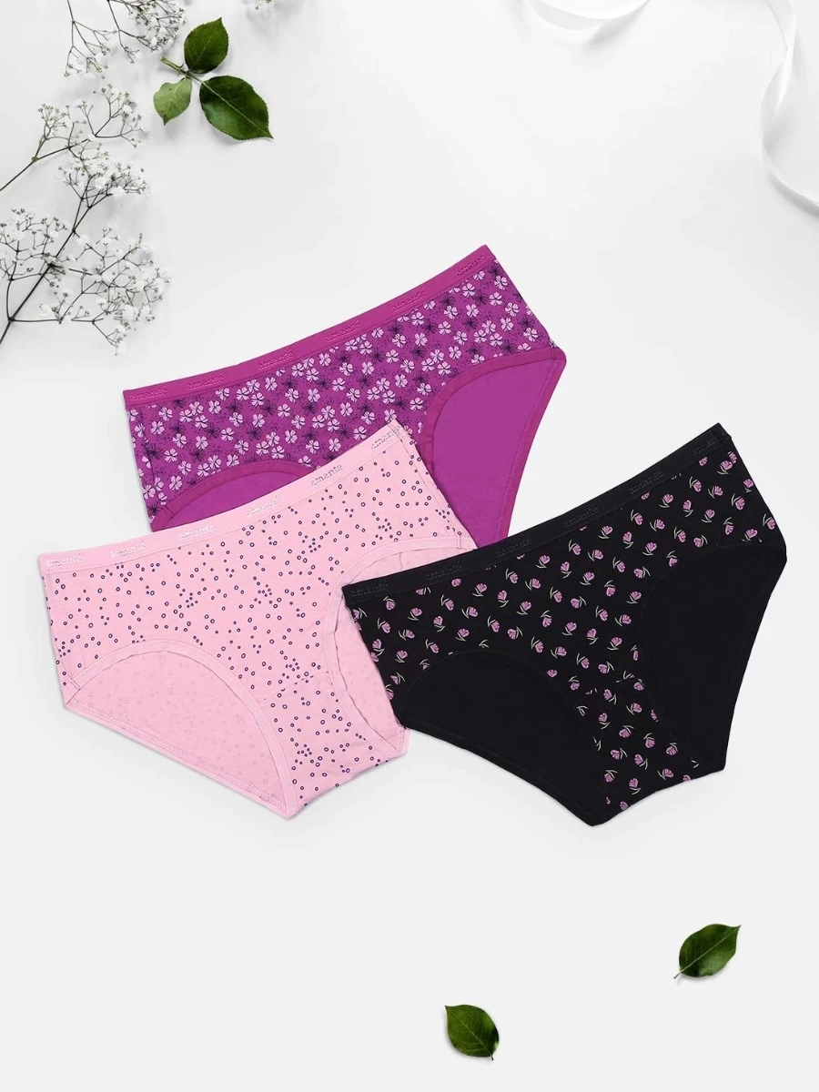 Amante Multicolor Pack Of 3 Printed Hipster 12 Amante Multicolor Pack Of 3 Printed Hipster - Image 10