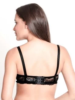 Susie Black Moulded Floral Lace Bra 11 Susie Black Moulded Floral Lace Bra -Shyaway cd015 black 04