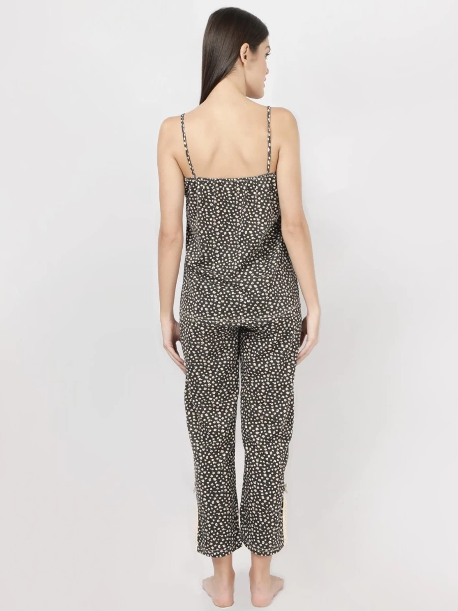 Susie Black Beauty Floral Printed Pyjama Set 6 Susie Black Beauty Floral Printed Pyjama Set - Image 4