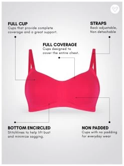 Susie Fuschia Pink Bottom Encircled Moulded Everyday Bra 9 Susie Fuschia Pink Bottom Encircled Moulded Everyday Bra -Shyaway di1002 fuschiapink 05