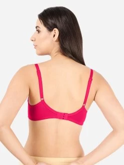 Susie Fuschia Pink Bottom Encircled Moulded Everyday Bra 11 Susie Fuschia Pink Bottom Encircled Moulded Everyday Bra -Shyaway di1002 fuschiapink back