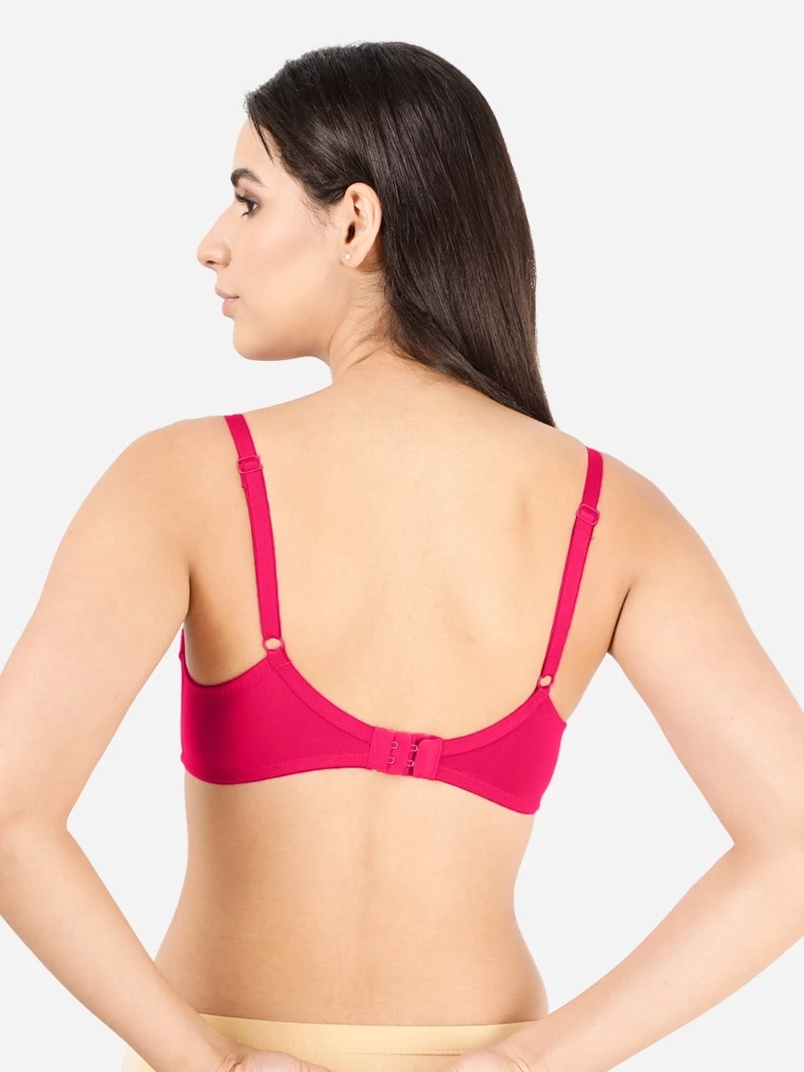 Susie Fuschia Pink Bottom Encircled Moulded Everyday Bra 7 Susie Fuschia Pink Bottom Encircled Moulded Everyday Bra - Image 5