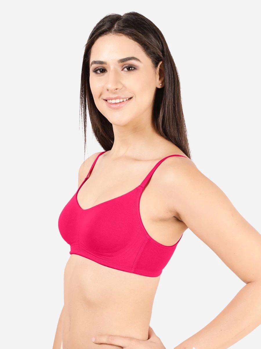 Susie Fuschia Pink Bottom Encircled Moulded Everyday Bra 6 Susie Fuschia Pink Bottom Encircled Moulded Everyday Bra - Image 4