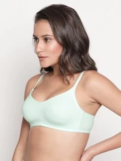 Susie Skylight Blue Bottom Encircled Moulded Everyday Bra -Shyaway di1002 skylight 02