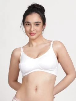 Susie Bright White Non Padded Seamed Cup Everyday Bra