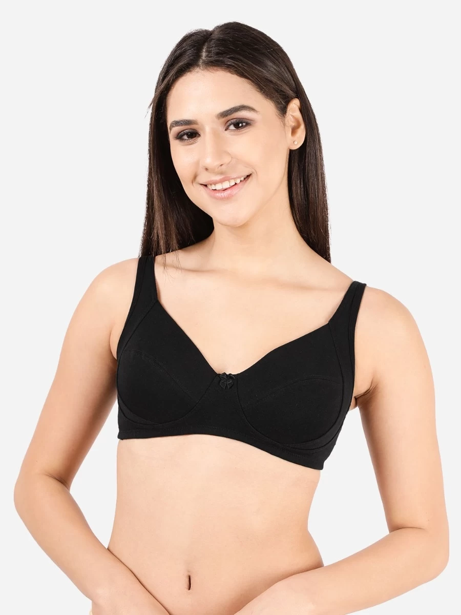 Susie Black Beauty Non Padded Everyday Side Support Bra 3 Susie Black Beauty Non Padded Everyday Side Support Bra