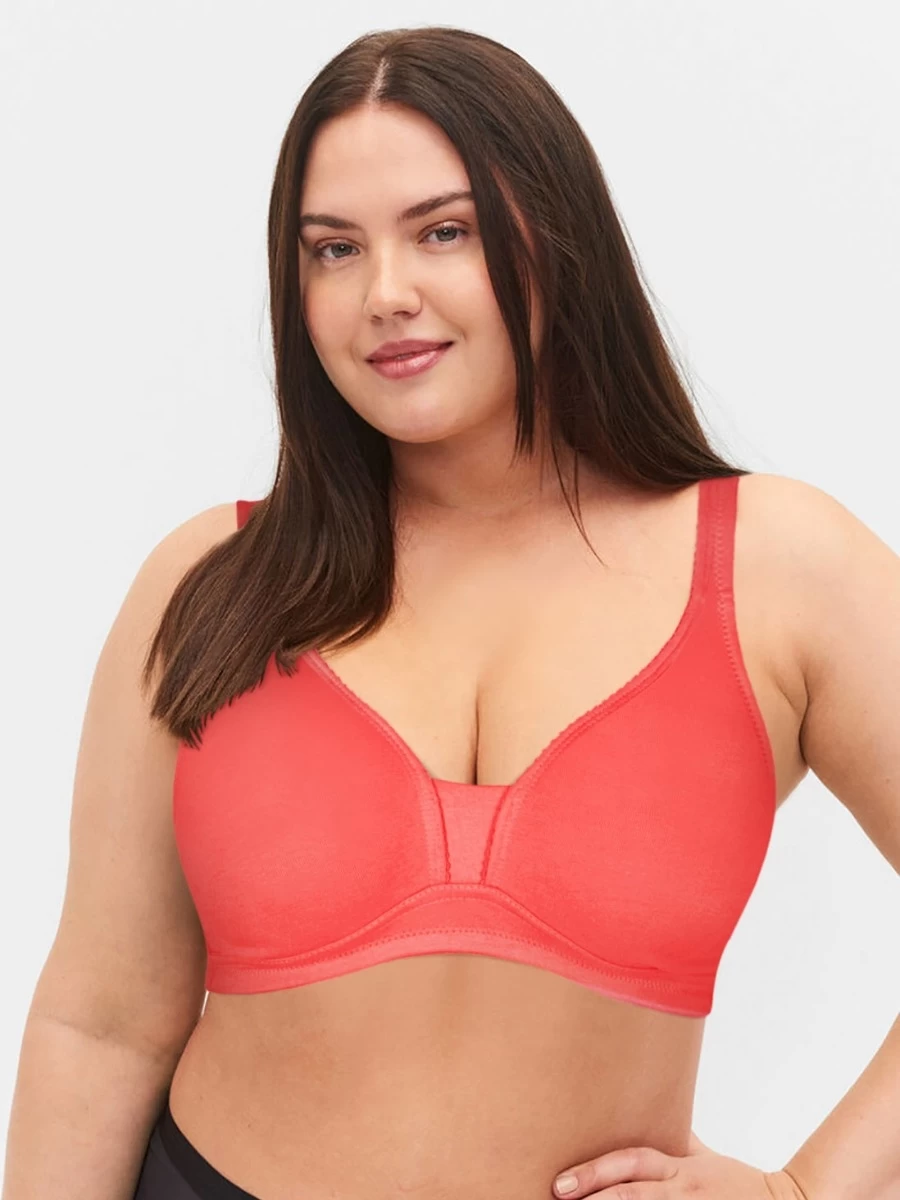 Susie Dubarry Orange Non Padded Moulded Plunge Bra 3 Susie Dubarry Orange Non Padded Moulded Plunge Bra