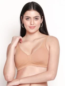 Susie Fenugreek Skin Non Padded Moulded Plunge Bra