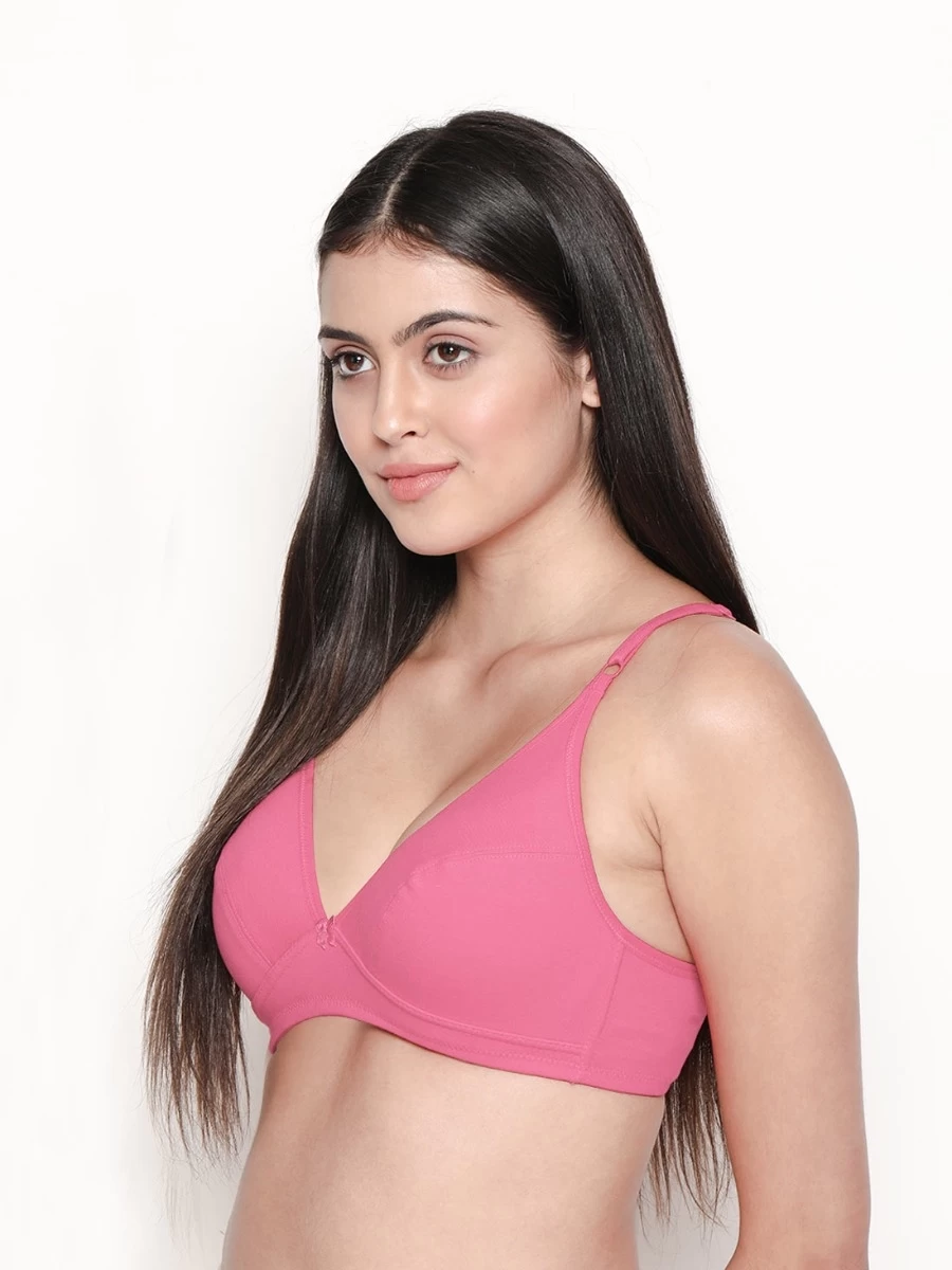 Susie Candy Pink Non Padded Everyday Plunge Bra 5 Susie Candy Pink Non Padded Everyday Plunge Bra - Image 3