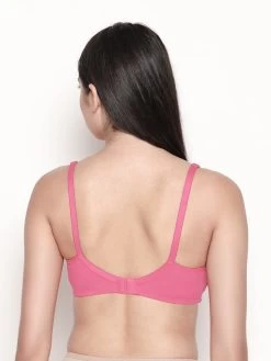 Susie Candy Pink Non Padded Everyday Plunge Bra 11 Susie Candy Pink Non Padded Everyday Plunge Bra -Shyaway dip1005 candypink 04
