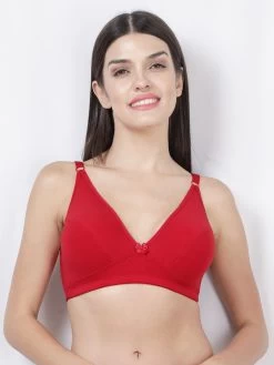 Susie Fiery Red Non Padded Everyday Plunge Bra