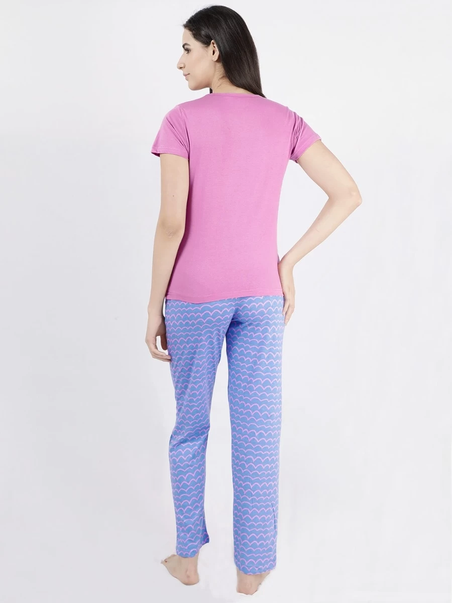 Shyaway Orchid Pink Camaflouge Printed Pyjama Set 9 Shyaway Orchid Pink Camaflouge Printed Pyjama Set - Image 7