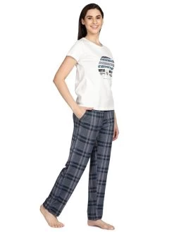 Shyaway White Navy Bearly Awake Pyjama Set 10 Shyaway White Navy Bearly Awake Pyjama Set -Shyaway dipj1006 whitenavy 2
