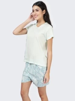 Shyaway Skylight Blue Animal Printed Shorts Set 7 Shyaway Skylight Blue Animal Printed Shorts Set -Shyaway diss1001 skylightblue 02