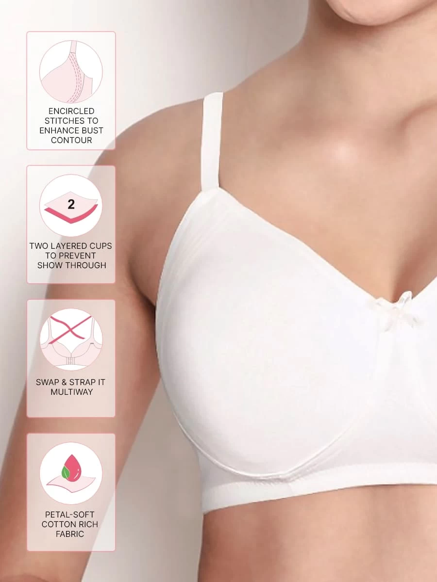 Susie White Encircled Wirefree Full Coverage Everyday Bra 4 Susie White Encircled Wirefree Full Coverage Everyday Bra - Image 2