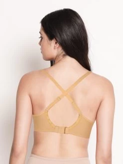 Susie Fenugreek Skin Wirefree M Frame Hi Support Minimizer Bra -Shyaway ef005 fenugreek 03