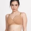 Susie Fenugreek Skin Lace Neckline Padded Everyday Bra