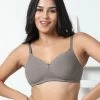 Susie Stormfront Grey Solid Cotton Padded Everyday Bra -Shyaway ef016 stormfrontgrey 111