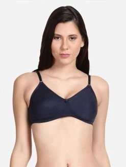 Shyle Navy Non Padded Moulded Everyday Bra