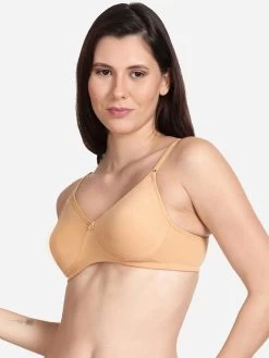 Shyle Skin Non Padded Moulded Everyday Bra -Shyaway efm004 skin 02