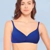 Enamor Blue Wirefree T-Shirt Bra 2 Enamor Blue Wirefree T-Shirt Bra -Shyaway enamor blue wirefree t shirt bra