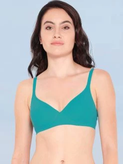 Enamor Green Wirefree T-Shirt Bra