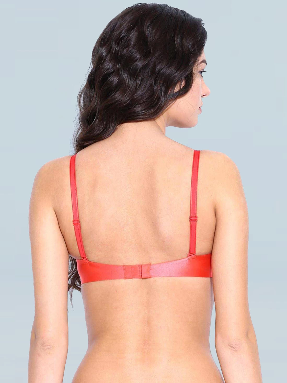 Enamor Red Wirefree Push Up Bra 5 Enamor Red Wirefree Push Up Bra - Image 3