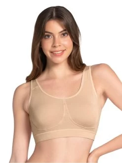 Amante Hazelnut Skin Removable Padding Sleep Cami Bra