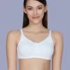 Amante White Non Padded Full Coverage Everyday Bra -Shyaway front 22
