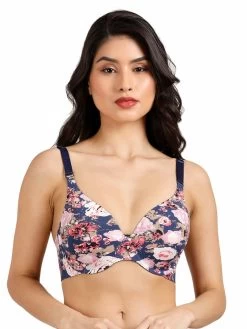 Shyaway HANA Multicolor Garden Print Seamless T-Shirt Bra