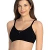 Amante Black Moulded Keyhole Neckline Everyday Bra -Shyaway front 8
