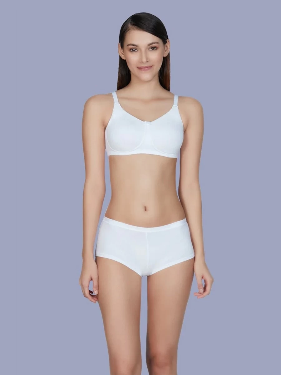 Amante White Non Padded Full Coverage Everyday Bra 6 Amante White Non Padded Full Coverage Everyday Bra - Image 4