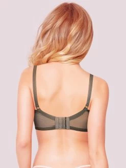 Susie Storm Front Grey Wirefree Full Coverage Minimiser Bra -Shyaway js001 stormfront b