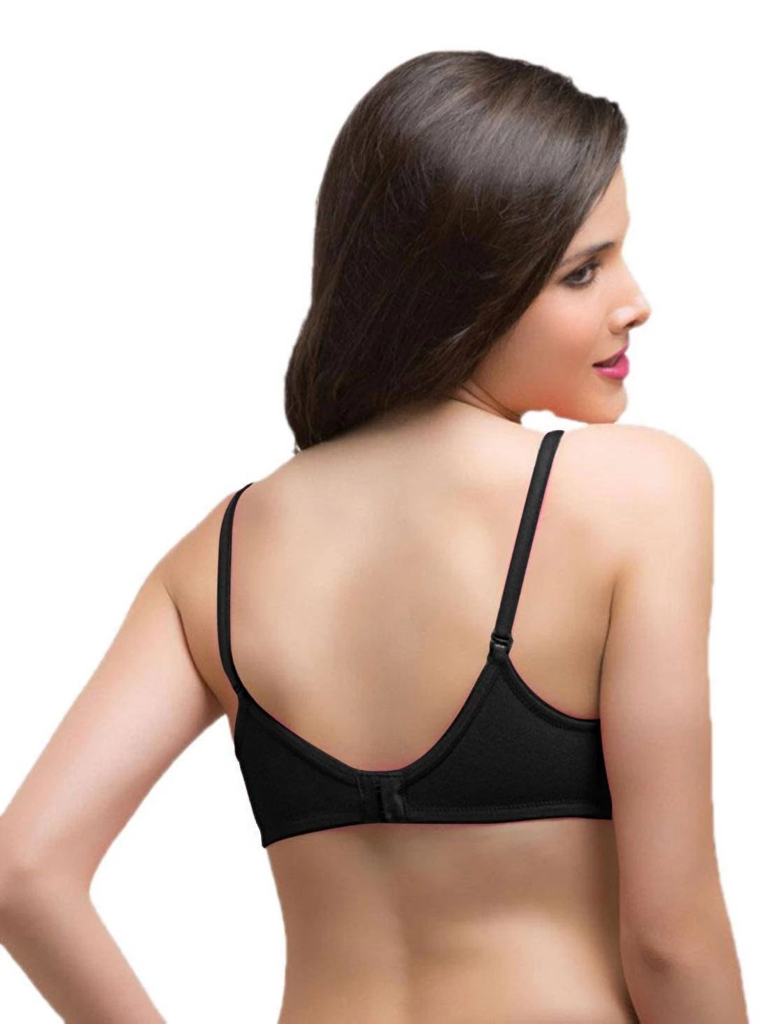 Laavian Black Underwired T-shirt Bra 4 Laavian Black Underwired T-shirt Bra - Image 2