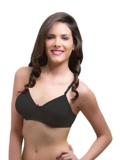 Laavian Black Underwired T-shirt Bra