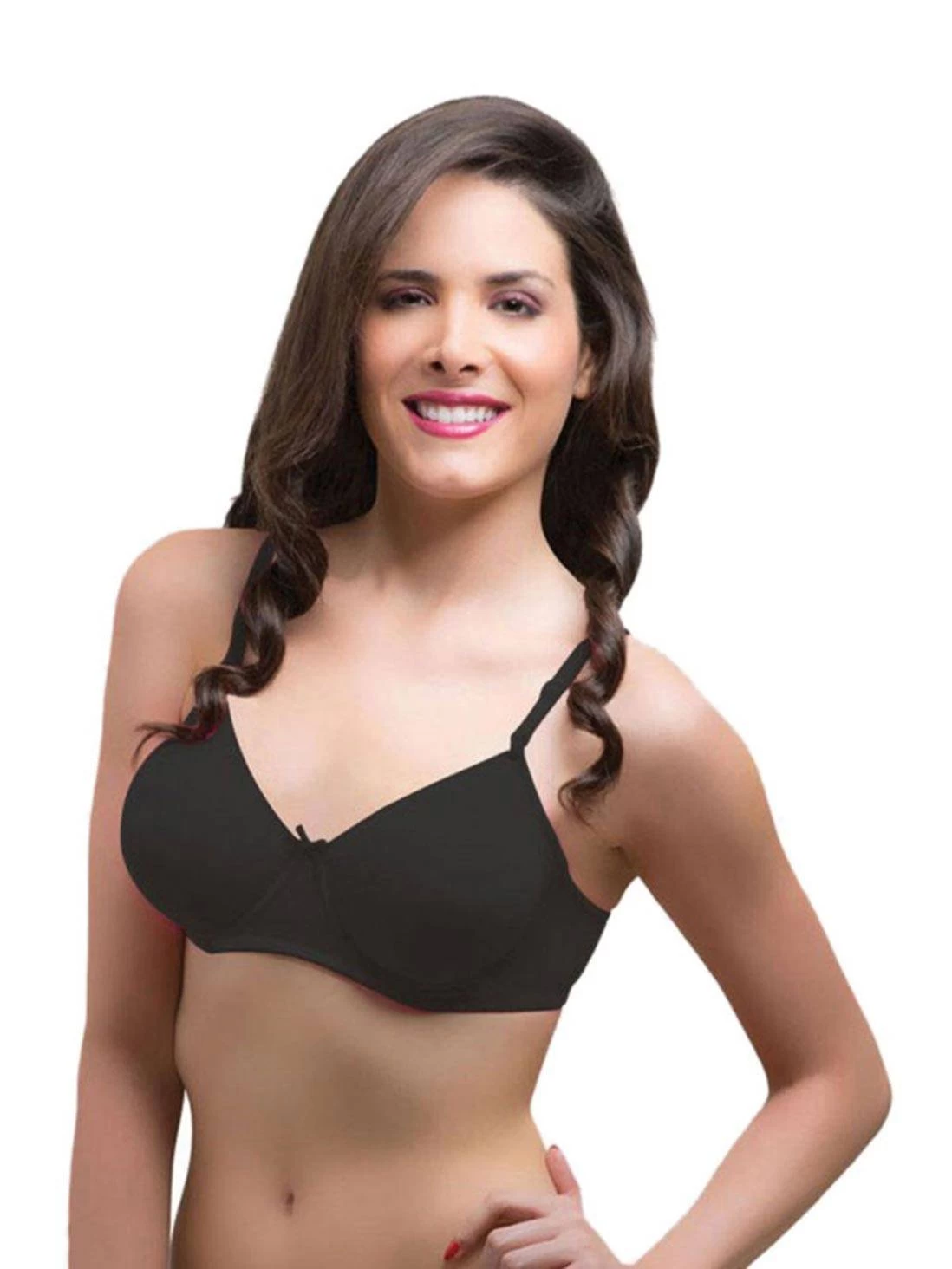 Laavian Black Underwired T-shirt Bra 3 Laavian Black Underwired T-shirt Bra