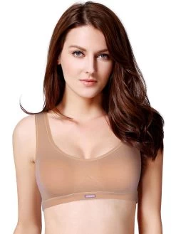 Laavian Nude Active Wirefree Sports Bra -Shyaway laavian nude active wirefree sports bra