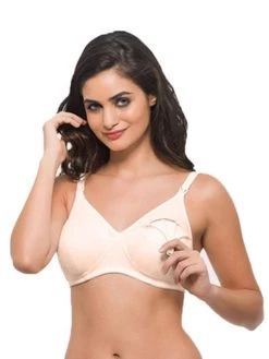Laavian Nude Materna Seamless Cotton Nursing Bra