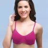 Laavian Pink High Coverage Comfort Bra -Shyaway laavian pink high coverage comfort bra