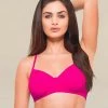 Laavian Hot Pink Ultra Soft T Shirt Bra