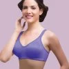 Laavian Purple Wirefree Everyday Bra