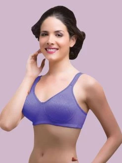 Laavian Purple Wirefree Everyday Bra