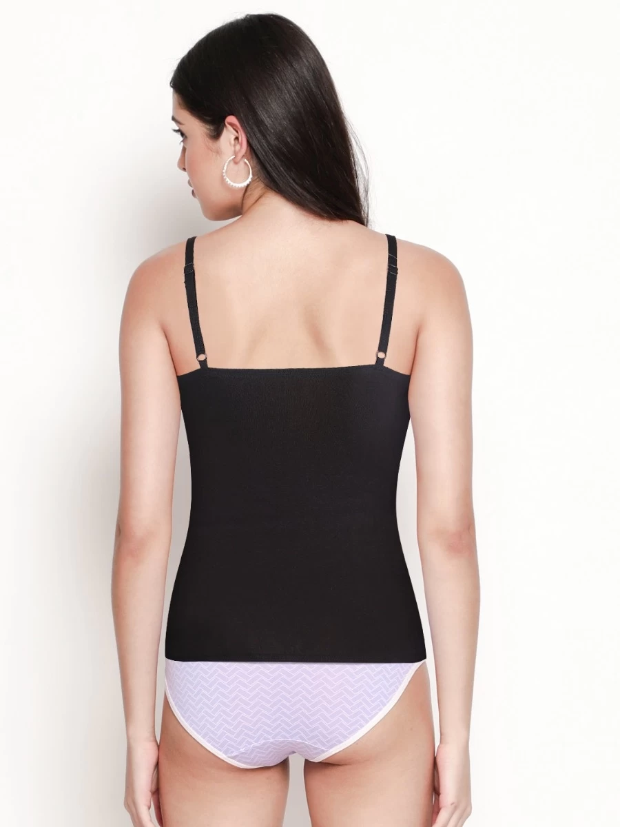 Susie Black Beauty Lace Neck Adjustable Strap Camisole 3 Susie Black Beauty Lace Neck Adjustable Strap Camisole - Image 2