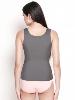 Susie StormFront Grey U Neck Broad Strap Camisole -Shyaway lc003 stormfront 02