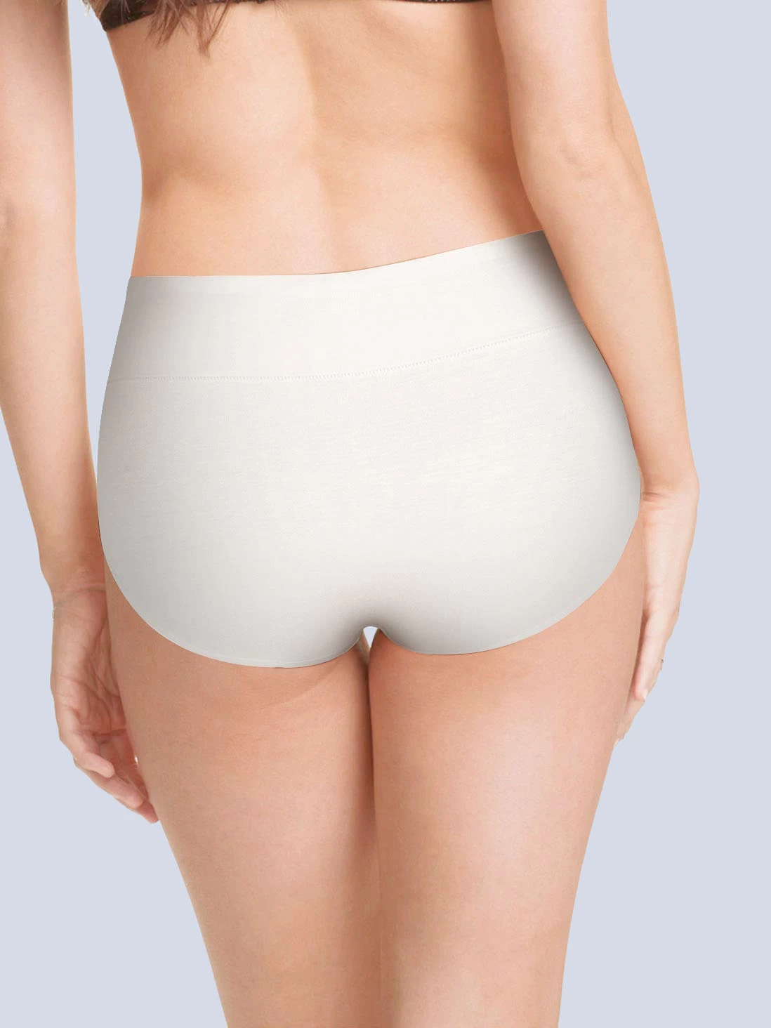 Shyle White Solid High Waist Hipster Panty 4 Shyle White Solid High Waist Hipster Panty - Image 2