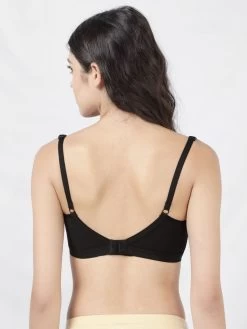 Susie Black Beauty Criss Cross Nursing Bra -Shyaway lnb001 blackbeauty back