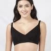 Susie Black Beauty Criss Cross Nursing Bra -Shyaway lnb001 blackbeauty front
